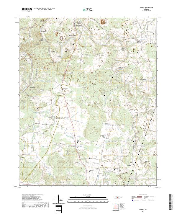 US Topo 7.5-minute map for Verona TN