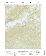 US Topo 7.5-minute map for Watauga Dam TN