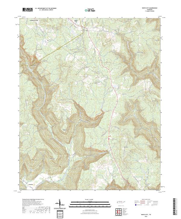 US Topo 7.5-minute map for White City TN