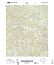 US Topo 7.5-minute map for White Rocks Mountain TNNC