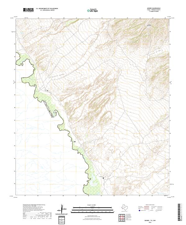 US Topo 7.5-minute map for Adobes TXCHH