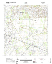 US Topo 7.5-minute map for Algoa TX