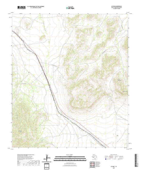 US Topo 7.5-minute map for Altuda TX