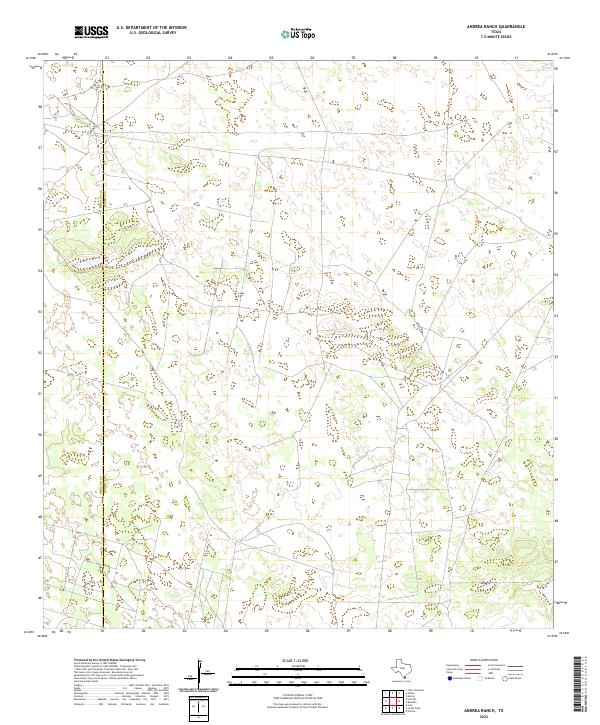 US Topo 7.5-minute map for Andrea Ranch TX