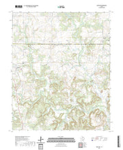 US Topo 7.5-minute map for Antelope TX