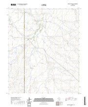 US Topo 7.5-minute map for Antelope Creek SW TX