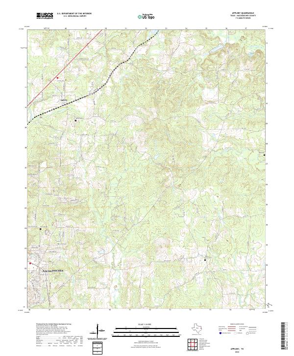 US Topo 7.5-minute map for Appleby TX