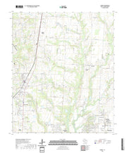 US Topo 7.5-minute map for Aubrey TX