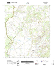 US Topo 7.5-minute map for Austonio TX