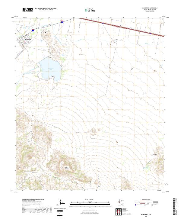 US Topo 7.5-minute map for Balmorhea TX