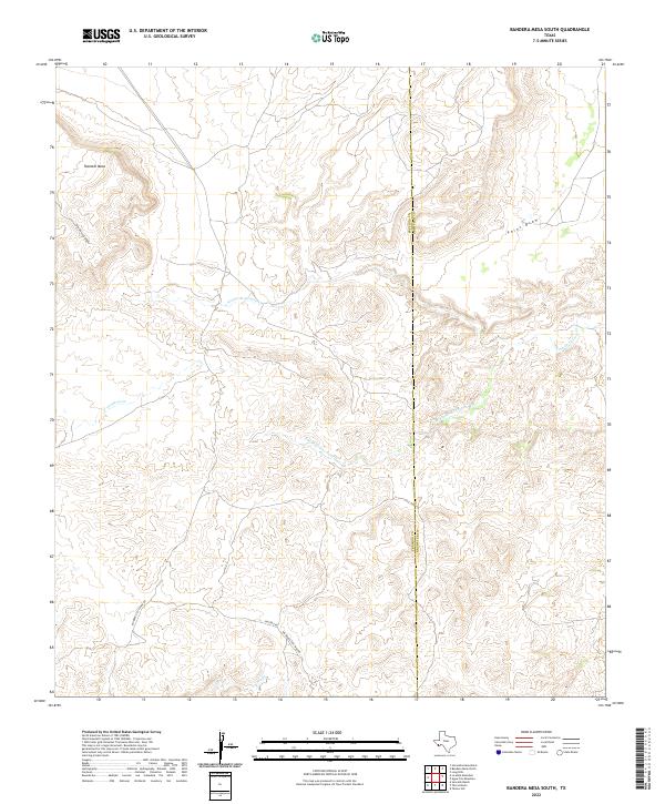 US Topo 7.5-minute map for Bandera Mesa South TX