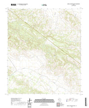 US Topo 7.5-minute map for Barrilla Mountains West TX