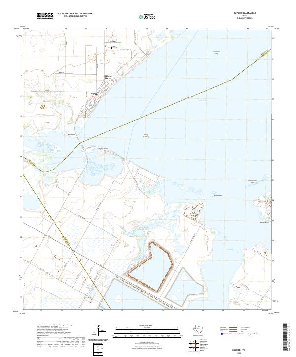 US Topo 7.5-minute map for Bayside TX