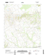 US Topo 7.5-minute map for Bazette TX