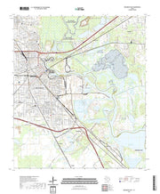 US Topo 7.5-minute map for Beaumont East TX