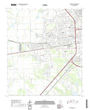 US Topo 7.5-minute map for Beaumont West TX