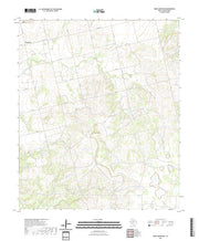 US Topo 7.5-minute map for Bench Mountain TX