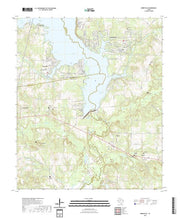 US Topo 7.5-minute map for Berryville TX