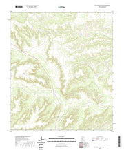 US Topo 7.5-minute map for Big Canyon Ranch NW TX