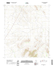 US Topo 7.5-minute map for Bissett Mountain TX