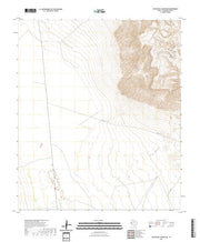 US Topo 7.5-minute map for Bitter Well Mountain TX