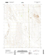 US Topo 7.5-minute map for Bitter Well Mountain NW TX