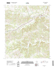 US Topo 7.5-minute map for Bluff Dale TX