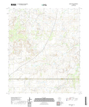 US Topo 7.5-minute map for Bobcat Bluff TX