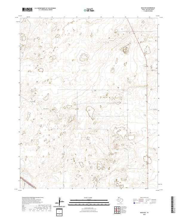 US Topo 7.5-minute map for Bolin NE TX