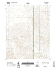 US Topo 7.5-minute map for Booker SE TX