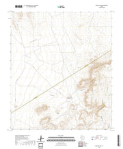 US Topo 7.5-minute map for Boracho Peak TX