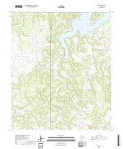 US Topo 7.5-minute map for Brad TX