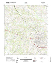 US Topo 7.5-minute map for Brenham TX