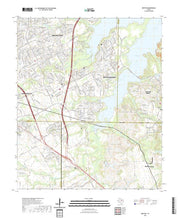 US Topo 7.5-minute map for Britton TX