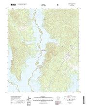 US Topo 7.5-minute map for Broaddus TX