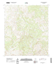 US Topo 7.5-minute map for Brokeleg Mountain TX