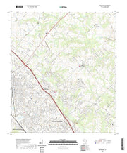 US Topo 7.5-minute map for Bryan East TX