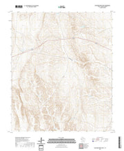 US Topo 7.5-minute map for Buckhorn Draw West TX