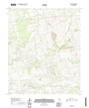 US Topo 7.5-minute map for Bull Creek TX