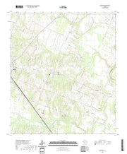 US Topo 7.5-minute map for Burleigh TX