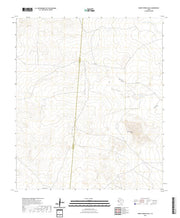 US Topo 7.5-minute map for Burnt Spring Hills TX