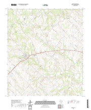 US Topo 7.5-minute map for Burton TX