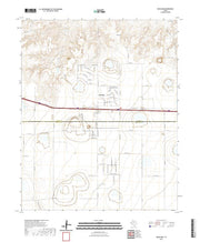 US Topo 7.5-minute map for Bushland TX