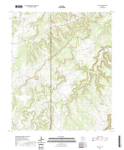 US Topo 7.5-minute map for Caddo NE TX