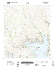 US Topo 7.5-minute map for California Creek TX