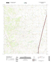 US Topo 7.5-minute map for Callaghan Ranch North TX