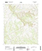 US Topo 7.5-minute map for Camp Branch TX