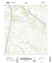 US Topo 7.5-minute map for Forreston TX