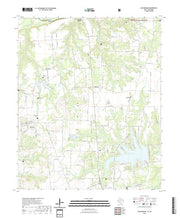 US Topo 7.5-minute map for Lake Bonham TXOK