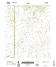 US Topo 7.5-minute map for Odell TXOK